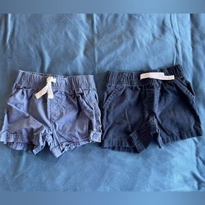 2 brands, baby boy 12 month shorts